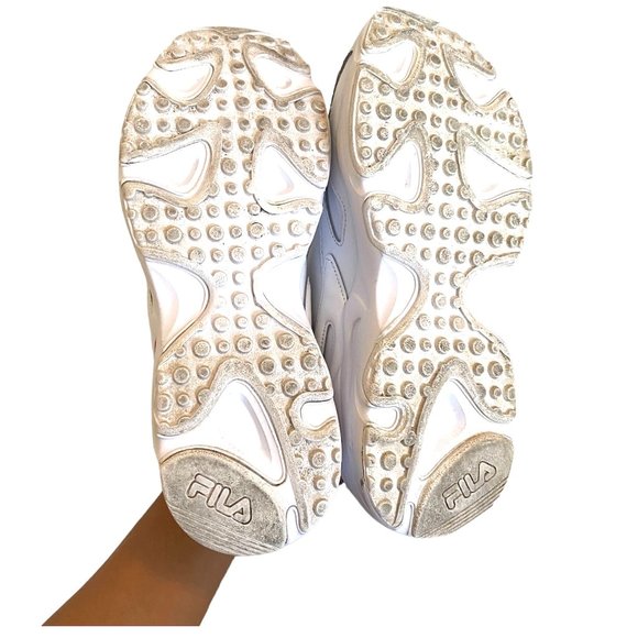 FILA Womens Ray Tracer White Running Shoes Sneakers Size 8.5 Excellent Condition - Picture 7 of 10